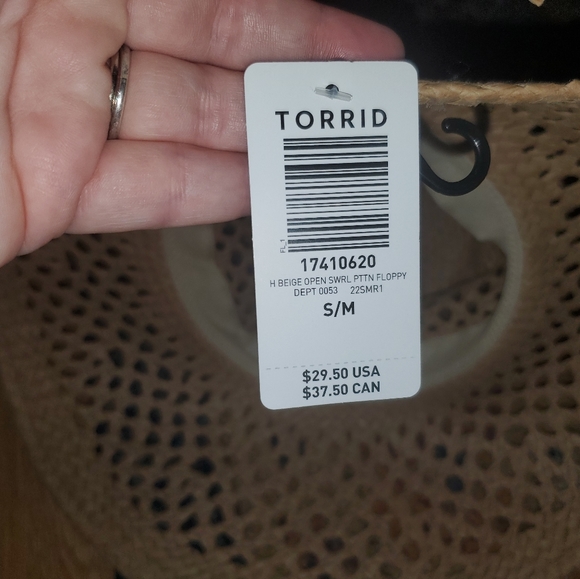 Torrid Straw Hat Sz S/M NWT - Picture 4 of 5